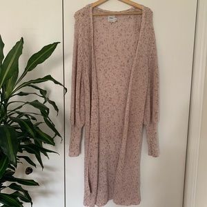 Long oversized cardigan